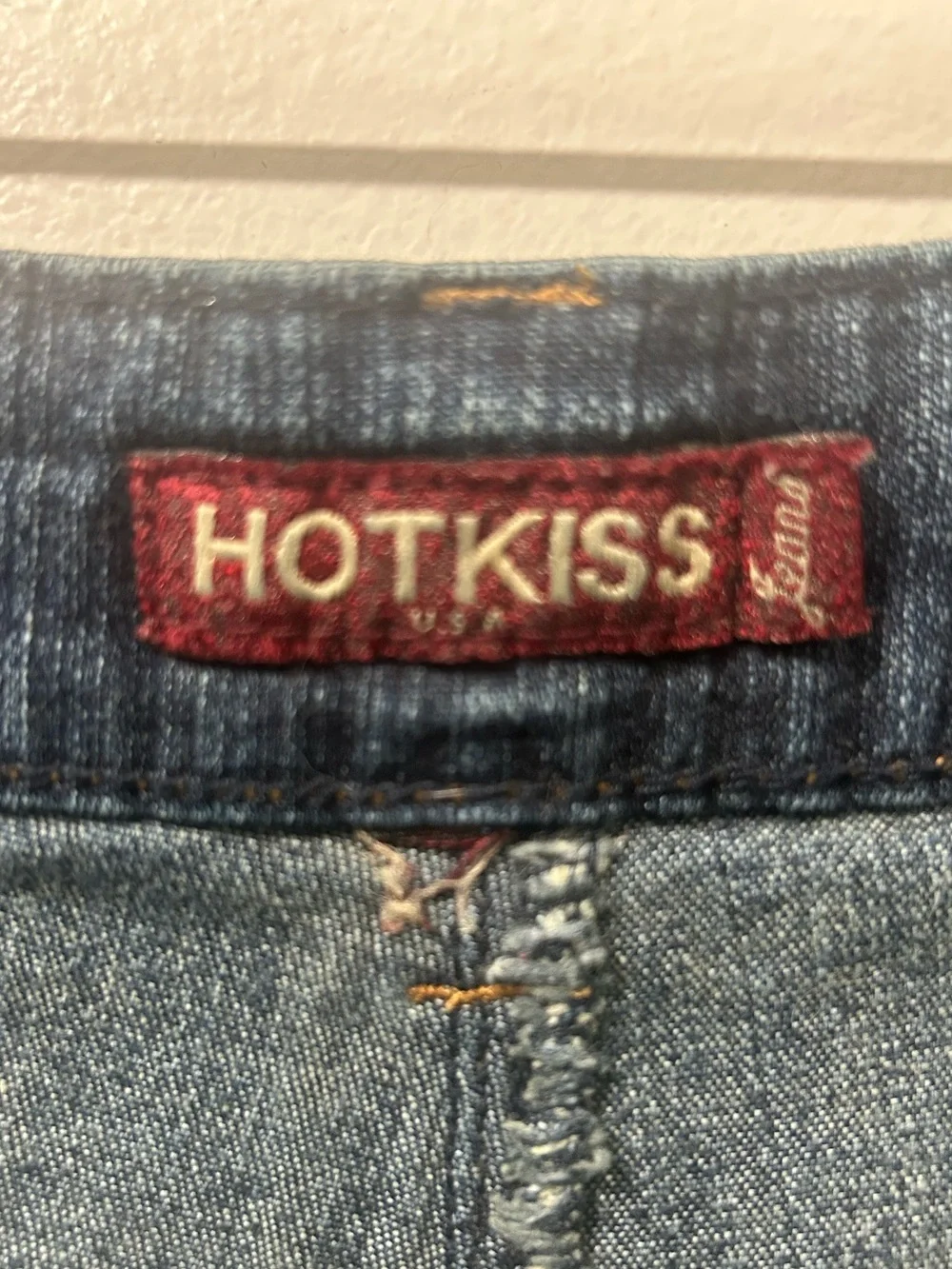 Vintage Y2K Hot Kiss Denim Maxi Jean Skirt Low Rise Mermaid Patchwork Stretch